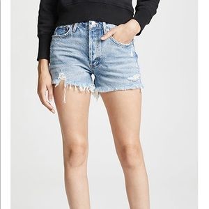 Agolde Parker Vintage Loose Fit Cut Off Sh…